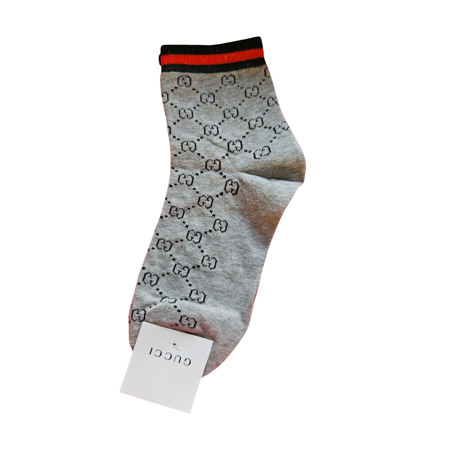 Chaussettes Gucci Gris Noir