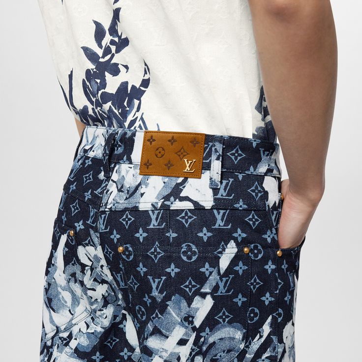 Jeans Louis vuitton in Denim - jeans Bleu taglia