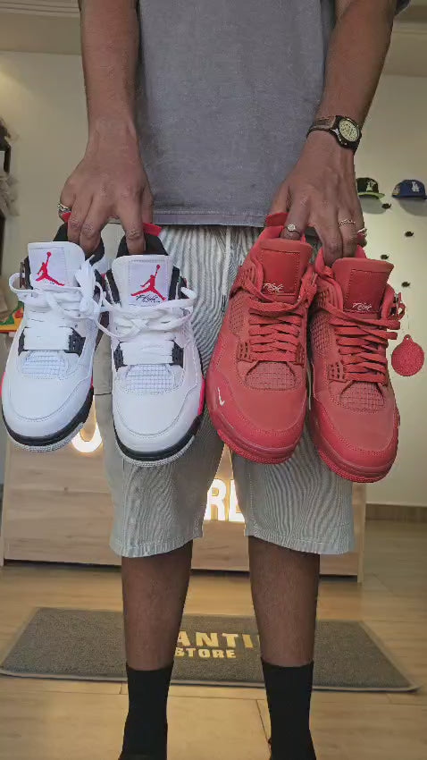 JORDAN 4 Retro Fire Red